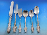 Watteau by Durgin Sterling Silver Flatware Set Service Dinner Size 74 Pieces