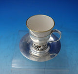 La Paglia by International Sterling Silver Demitasse Set 16pc Liners Box (#6060)