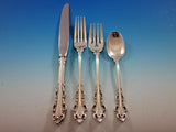 Dresden Scroll by Lunt Sterling Silver Flatware Set for 8 Service 32 pieces