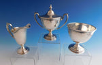 Fleetwood by Manchester Sterling Silver Sugar & Creamer Set 3pc (#2224)