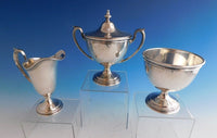 Fleetwood by Manchester Sterling Silver Sugar & Creamer Set 3pc (#2224)