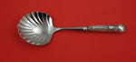 Coburg by Wallace Sterling Silver Berry Spoon shell HH WS  10"