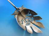 Isis by Gorham Sterling Silver Salad Serving Set 2pc GW Bright-Cut 10" Vintage