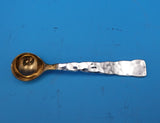 Lap Over Edge Hammered by Tiffany and Co Sterling Salt Dip and Spoon Set (#8978)