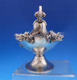 Gorham Sterling Silver Compote w/ 3-D Cockatoo Birds Applied Leaves #20 (#0404)