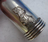 Applied Metals by Gorham Pepper Shaker #1660 Japonesque Woman Corn Stalks #8627