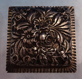 Repousse by S. Kirk and Son Inc. Sterling Silver Pin Tray with Lid #7 (#8744)