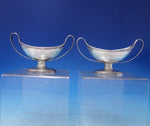 Robert Hennell I English Georgian Sterling Silver Salt Dip Master Pair (#7126)