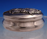Chrysanthemum by Shiebler Sterling Silver Snuff Box Gold Washed #1987 (#8720)