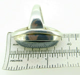 Large Georg Jensen Sterling Hematite Ring #46E (#J4458)