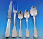 Fiddle Thread 800 Silver Flatware Set Cutlery Service Dinner Size 28 pcs total