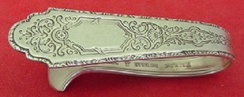 Mary II By Lunt Sterling Silver Napkin Clip 2" Custom