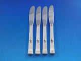 Classic Rose by Reed and Barton Sterling Silver Butter Spreader HH Mod Set 4 pcs