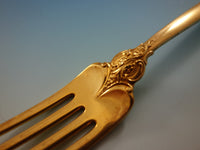 Golden Grande Baroque by Wallace Sterling Silver Flatware Set Dinner 57 pcs Gold