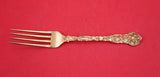 Chased Vine Vermeil by Shreve Crump & Low Sterling Silver Dessert Fork 6 1/2"