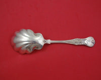 Kings by Wallace Sterling Silver Preserve Spoon Shell 7 3/4" Serving Silverware