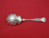 Kings by Wallace Sterling Silver Preserve Spoon Shell 7 3/4" Serving Silverware