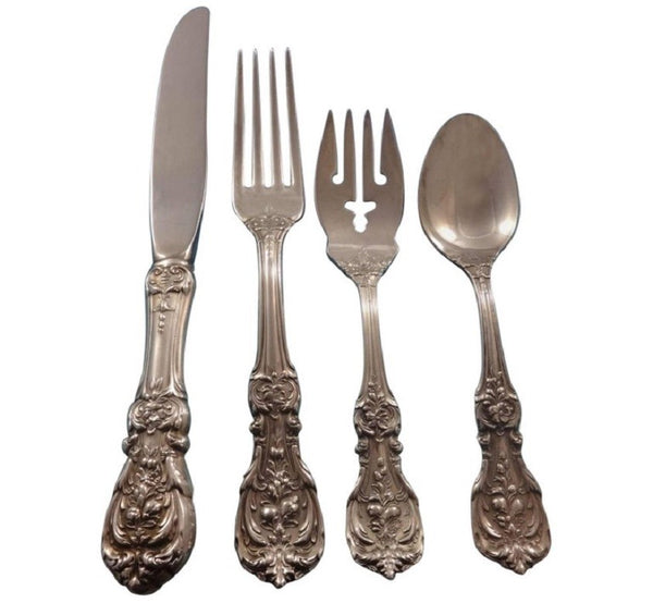 Francis I by Reed and Barton Sterling Silver Flatware Set For 12 Service 56 Pcs