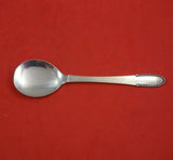 Beaded by Georg Jensen Sterling Silver Ice Cream Spoon Flat Bowl Original 5 1/2"