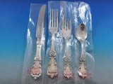 Burgundy by Reed and Barton Sterling Silver Flatware Set Service 123 pieces New