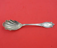 Diamond by John Polhamus and Shiebler Sterling Silver Sugar Spoon Shell 7"