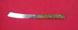 Kozuka by Unknown Mixed Metals Fish Knife bronze handle w/ bird and branch 7"