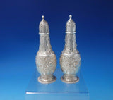 Repousse by Tiffany and Co Sterling Silver Salt Pepper Shaker Set 2pc (#5136)