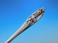 Silver Iris by International Sterling Silver Flatware Set for 8 Service 43 pcs