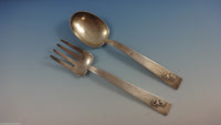 Blok by Maria Regnier Sterling Silver Flatware Set 12 Service Mid Century Modern
