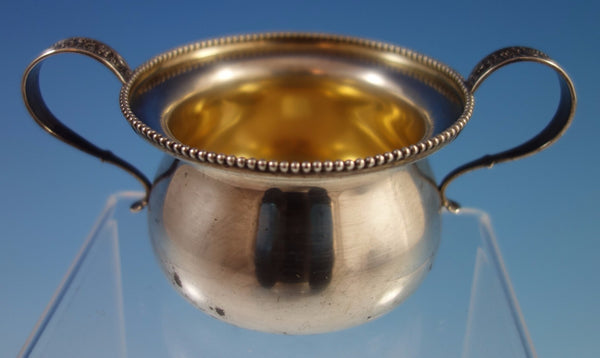 Hyperion by Whiting Sterling Silver Sugar Bowl Gold Washed #5937 (#1618)