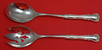 French Provincial by Towle Sterling Silver Salad Serving Set Pierced Custom Made