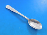 Lap Over Edge Acid Etched by Tiffany Sterling Coffee Spoon Bird 4 3/4" Worn