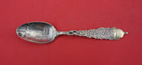 Pattern Unknown by Shiebler Sterling Souvenir Spoon "Boston Tea Party"  6"
