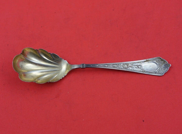 Cleopatra by Schulz and Fischer Sterling Silver Sugar Spoon GW shell 6"