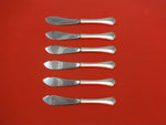 Delicacy by Lunt Sterling Silver Trout Knife Set 6pc HHWS Custom Made