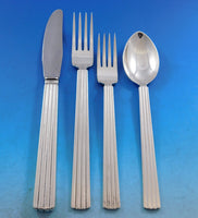 Bernadotte by Georg Jensen Sterling Silver Flatware Set Service 135 pcs Luncheon