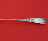 English Georgian Sterling Silver Serving Spoon 9" Chased c. 1788