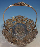Theodore Starr Sterling Silver Basket with Cherubs and Grapes #2302 (#1430)