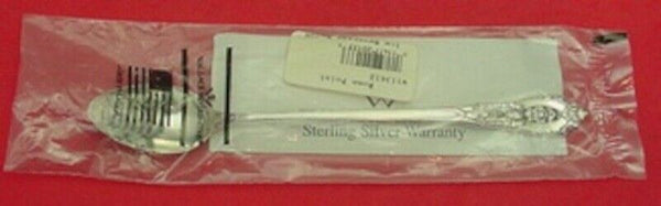 Rose Point By Wallace Sterling Silver Iced Tea Spoon 7 5/8" New