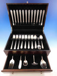 Wildflower by Royal Crest Sterling Silver Flatware Set 12 Service 53 pcs Grille