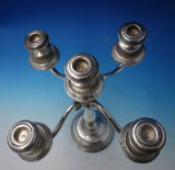 Italian Sterling Silver Candelabra Pair 5-Light #3287 c.1920 59.6 ozt. (#5464)