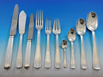 Bayonne by Alexandre Vaguer French 950 Silver Flatware Set Service Paris 122 pcs