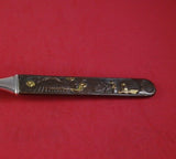 Kozuka by Tiffany and Co Sterling and Bronze Gumbo Soup Spoon People Mountain