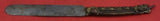 Kozuka by Kitcu Mixed Metals Dessert Knife with Dragon Motif 8 1/4" Heirloom