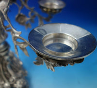 Silverplate Epergne with Cut Crystal Bowl Children in Forest c.1880 (#5580)