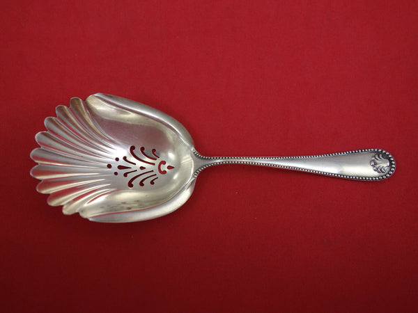 Dorchester by Watson Sterling Silver Almond Scoop Pierced 5 3/4" Serving