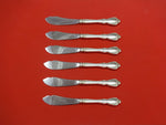 Legato by Towle Sterling Silver Trout Knife Set 6pc. HHWS  Custom Made 7 1/2"