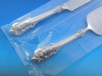 Grande Baroque by Wallace Sterling Silver Wedding Cake Set 2pc Custom HHWS