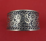 Shiebler Sterling Silver Napkin Ring Floral Design #209 1 3/4"x7/8" Mono "GWWB"