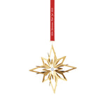 2024 Georg Jensen Christmas Holiday Ornament Gold 18Kt Brass Star Mobile - NOS